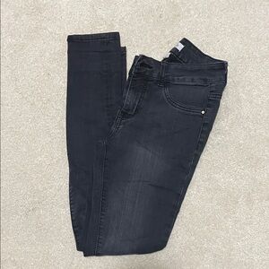 Dark grey denim leggings